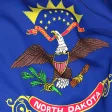 North Dakota Flag Stickers