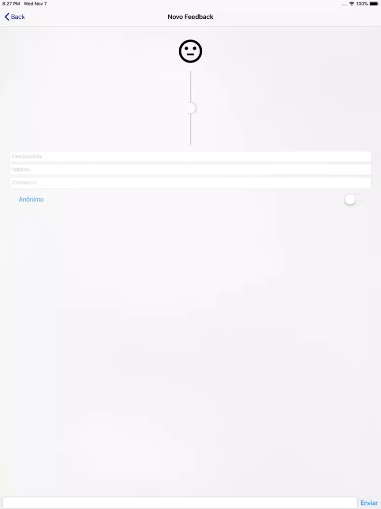 Me dê um Feedback iPad  スクリーンショット