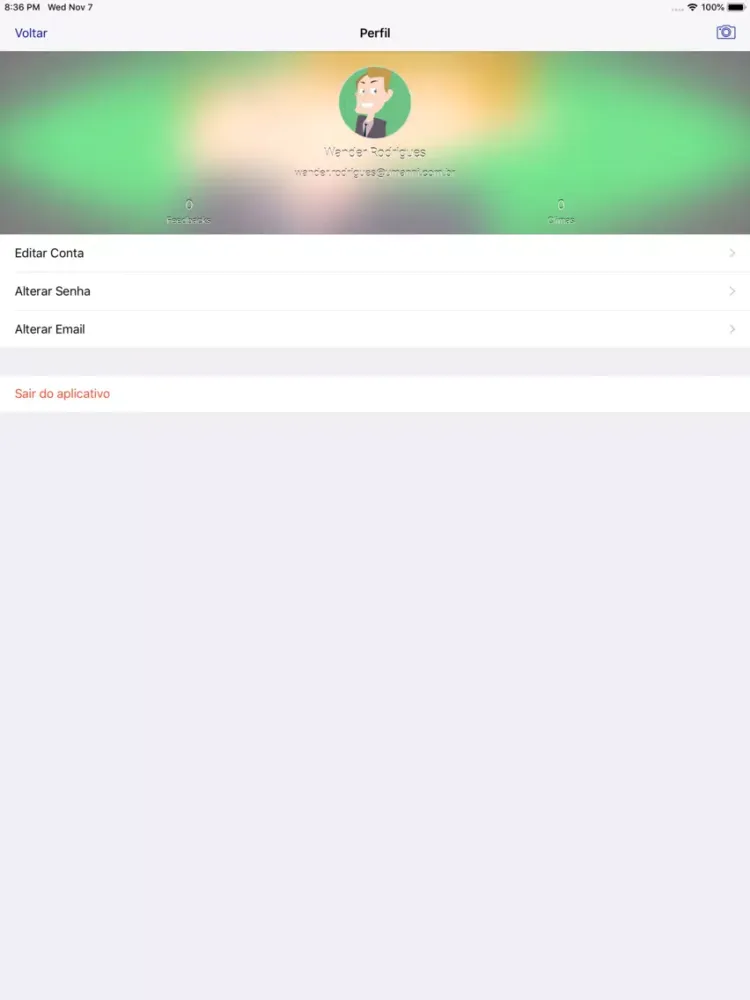 Me dê um Feedback iPad  スクリーンショット