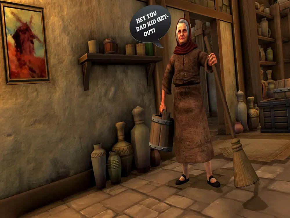 ภาพหน้าจอของ Hello Horror Granny Scary Game iPad 