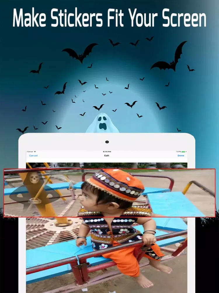 Ghost Prank Photo Editor iPad  Screenshots