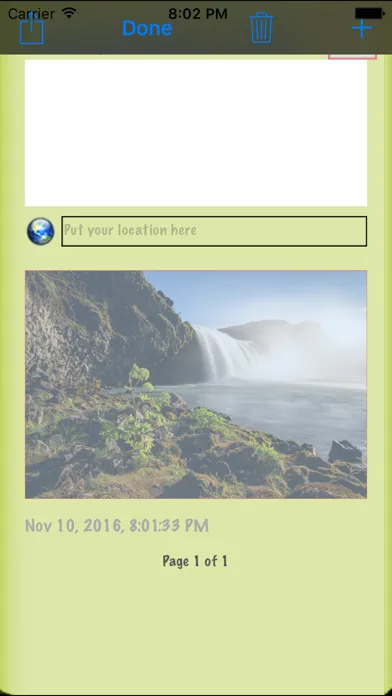 Capturas de pantalla de Photo Journal