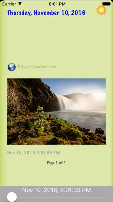 Capturas de pantalla de Photo Journal