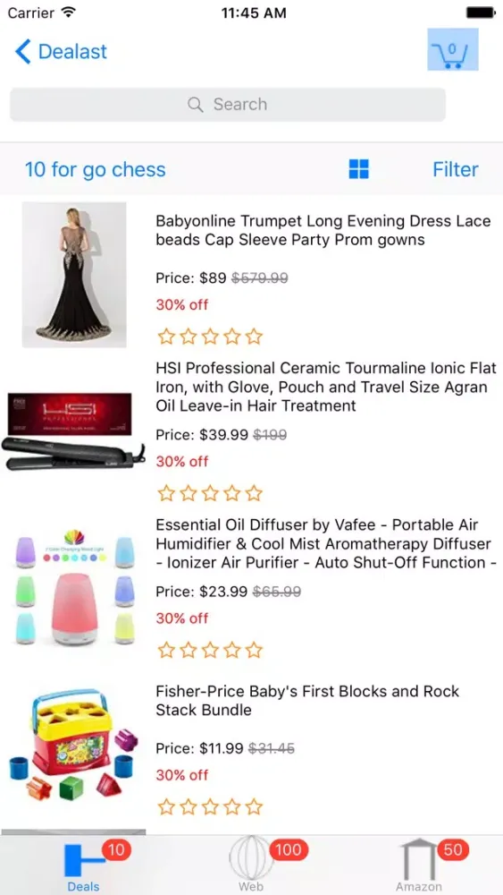 ภาพหน้าจอของ Dealast