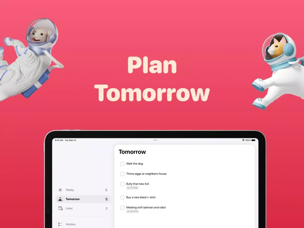 Sked - Task Manager iPad  スクリーンショット