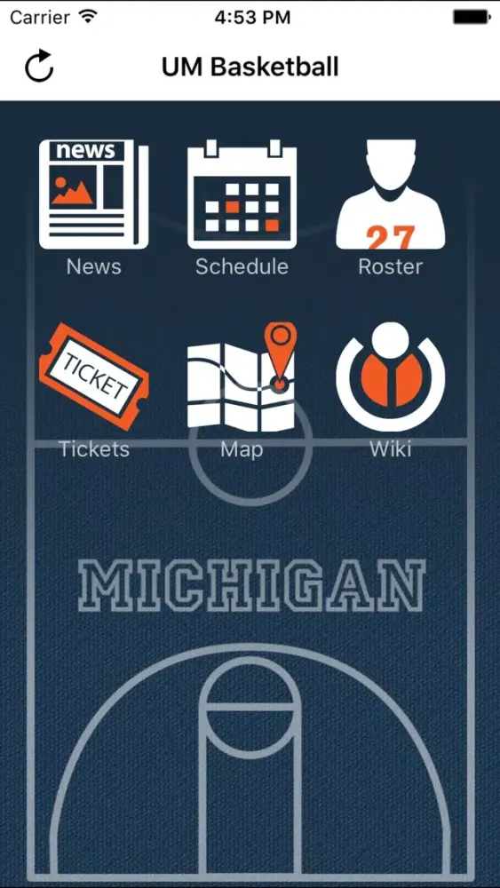 Basketball - UM Wolverines स्क्रीनशॉट