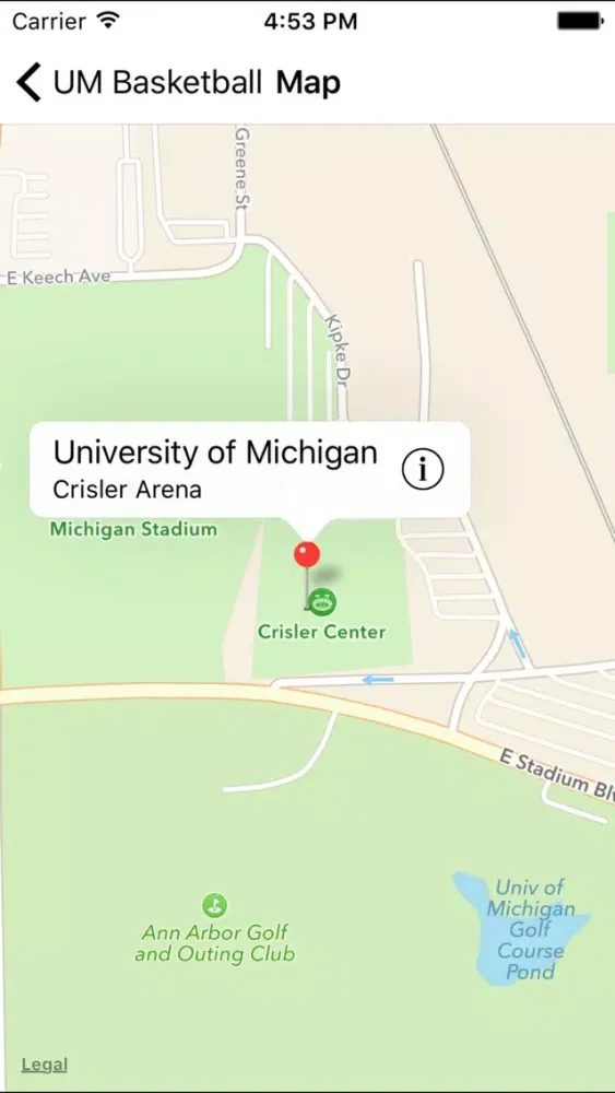 Basketball - UM Wolverines स्क्रीनशॉट