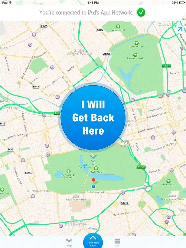 Capturas de tela do I'll Be Back iPad 