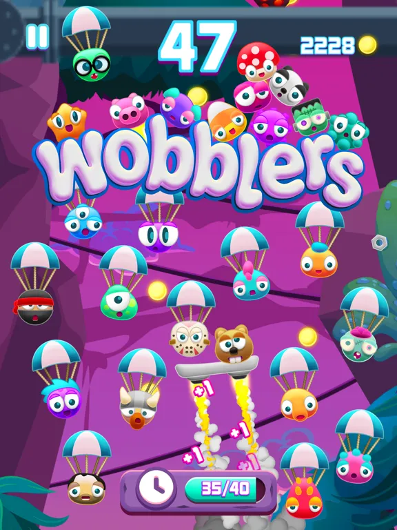 Capturas de pantalla de Wobblers iPad 