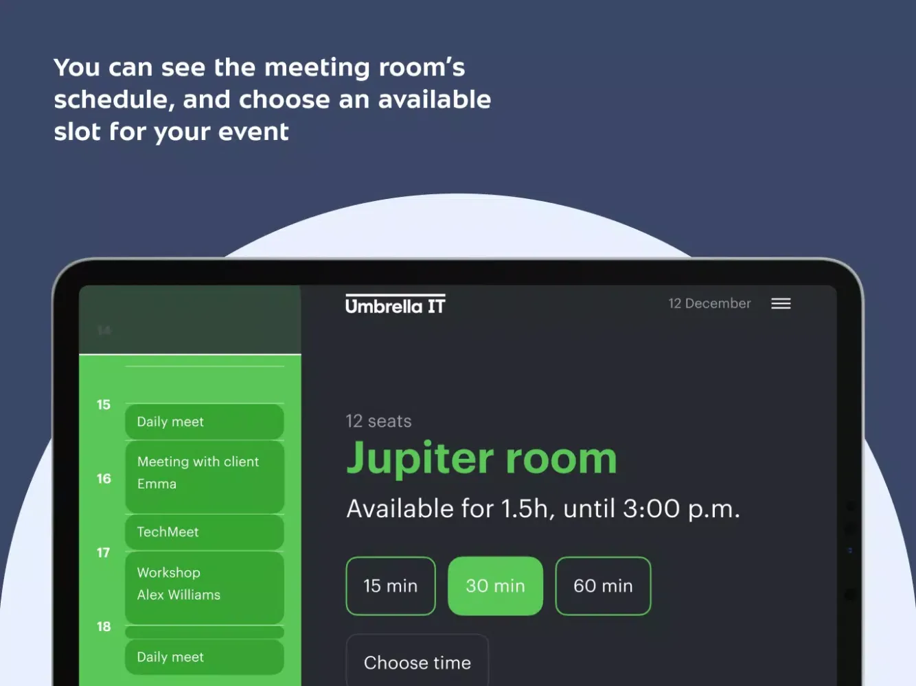 UnSpot meeting room Display应用截图