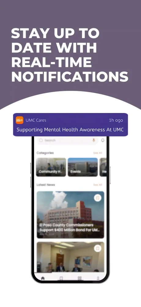 Capturas de pantalla de UMC Cares