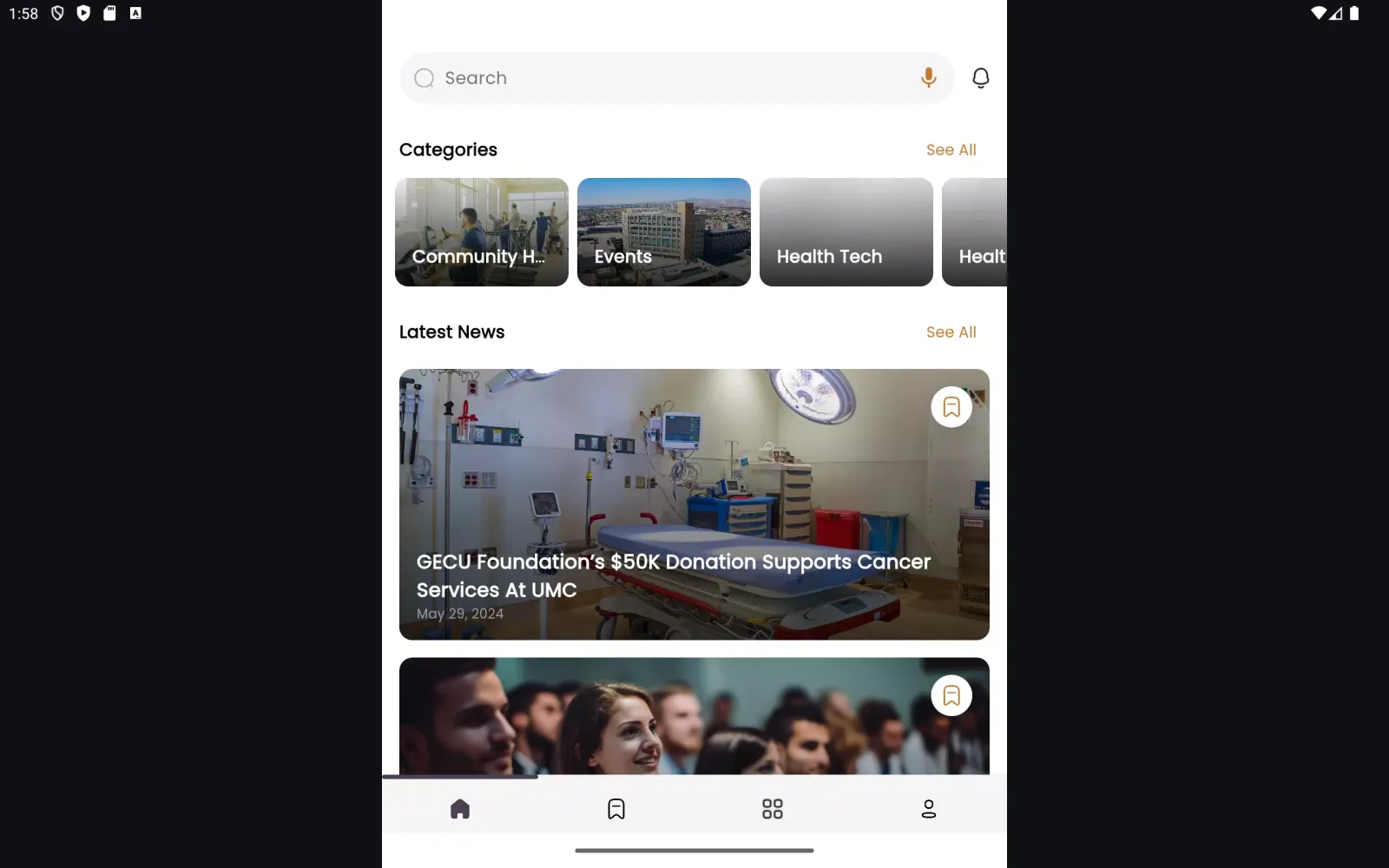 Capturas de pantalla de UMC Cares