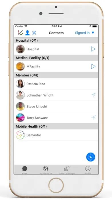 Ảnh chụp màn hình của U-InTouch