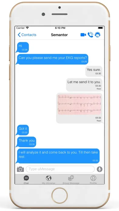 Ảnh chụp màn hình của U-InTouch