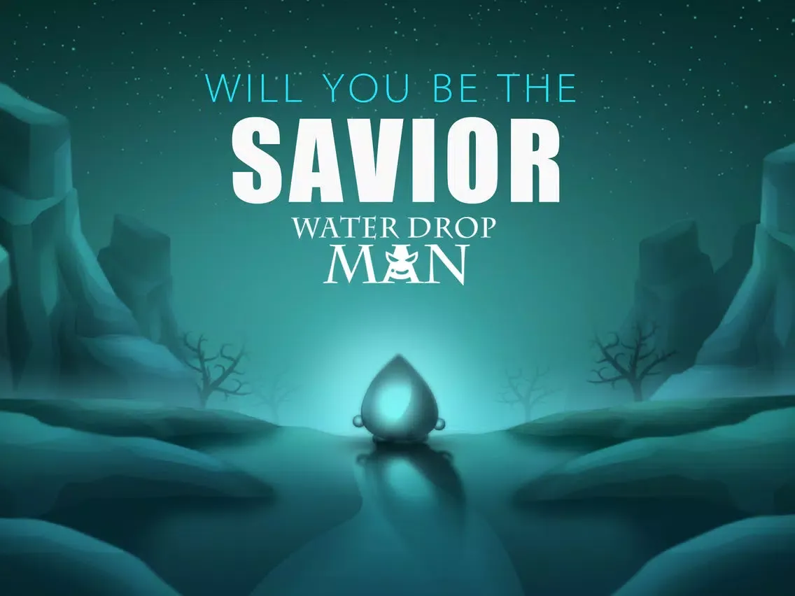 Tangkapan layar Water Drop Man iPad 