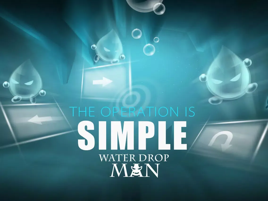 Tangkapan layar Water Drop Man iPad 