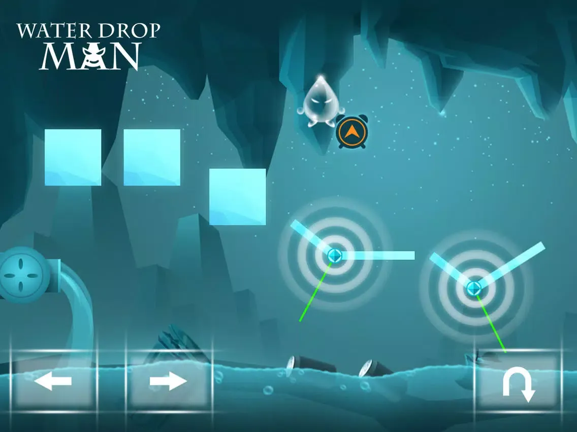 Tangkapan layar Water Drop Man iPad 