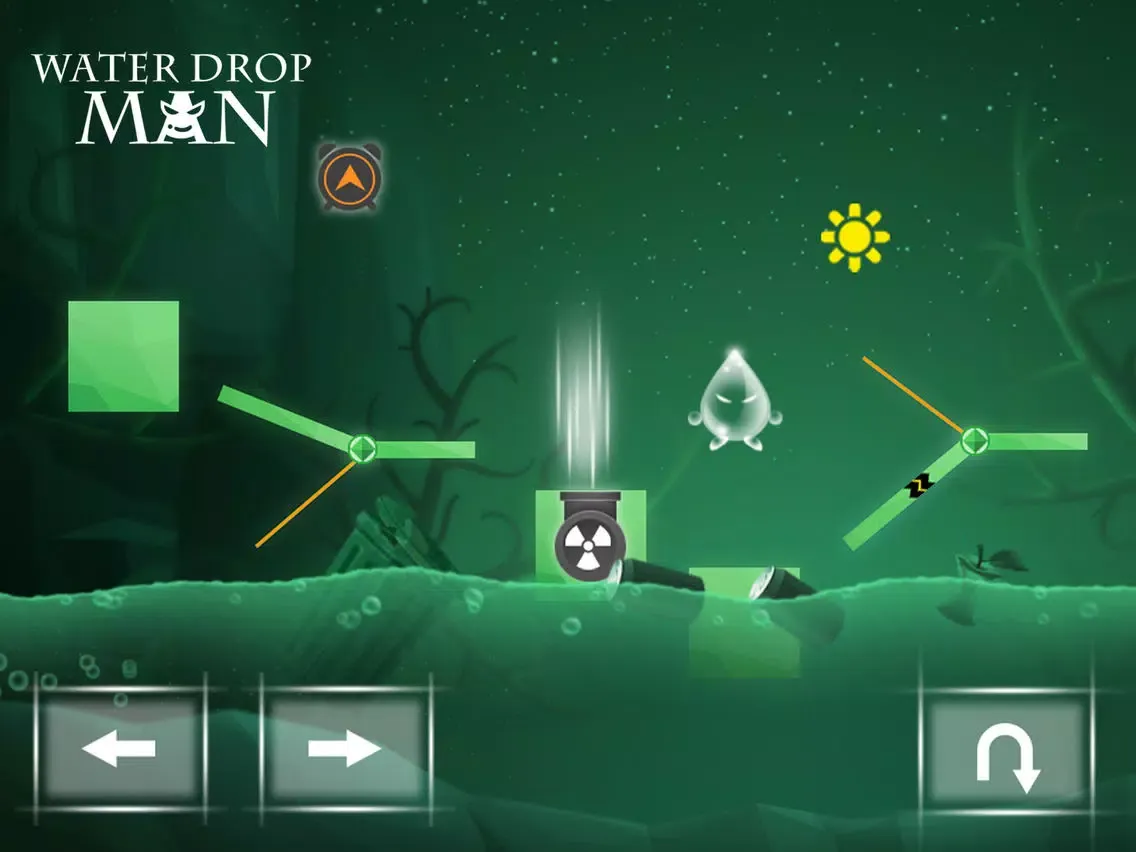 Tangkapan layar Water Drop Man iPad 
