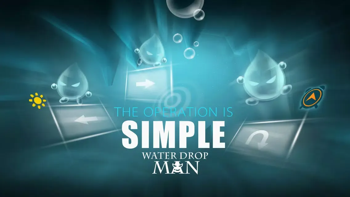Tangkapan layar Water Drop Man