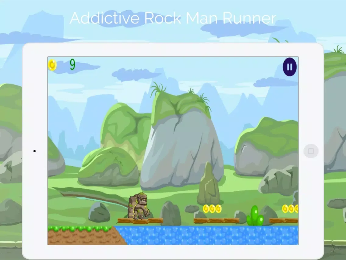 Rock Man Runner iPad Screenshots