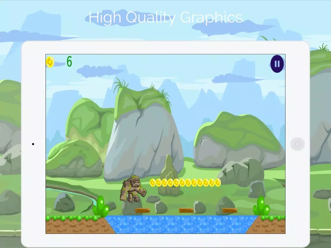 Rock Man Runner iPad Screenshots