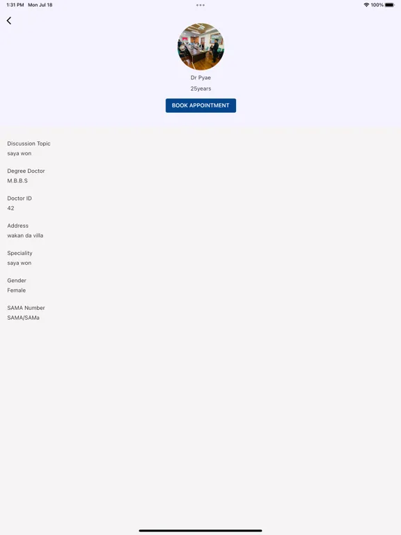 my_Doctor iPad 应用截图
