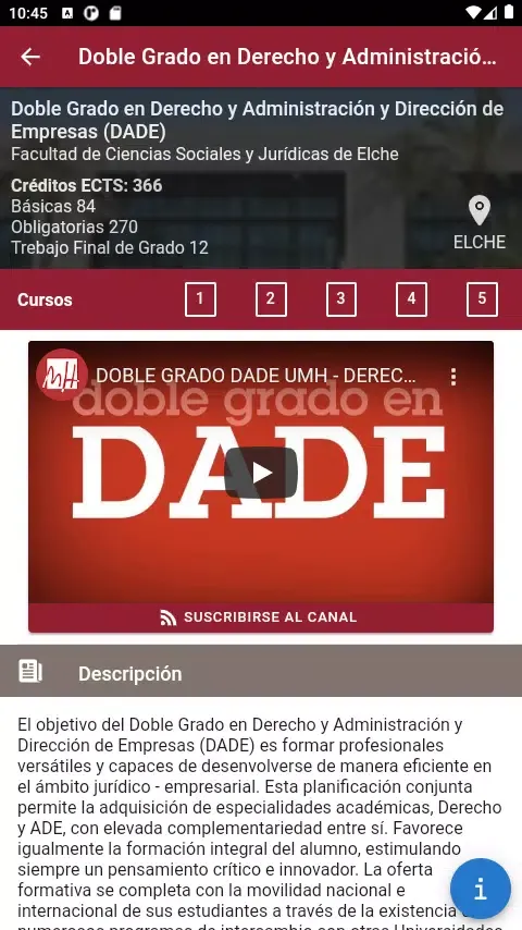 Captures d'écran de UMH app