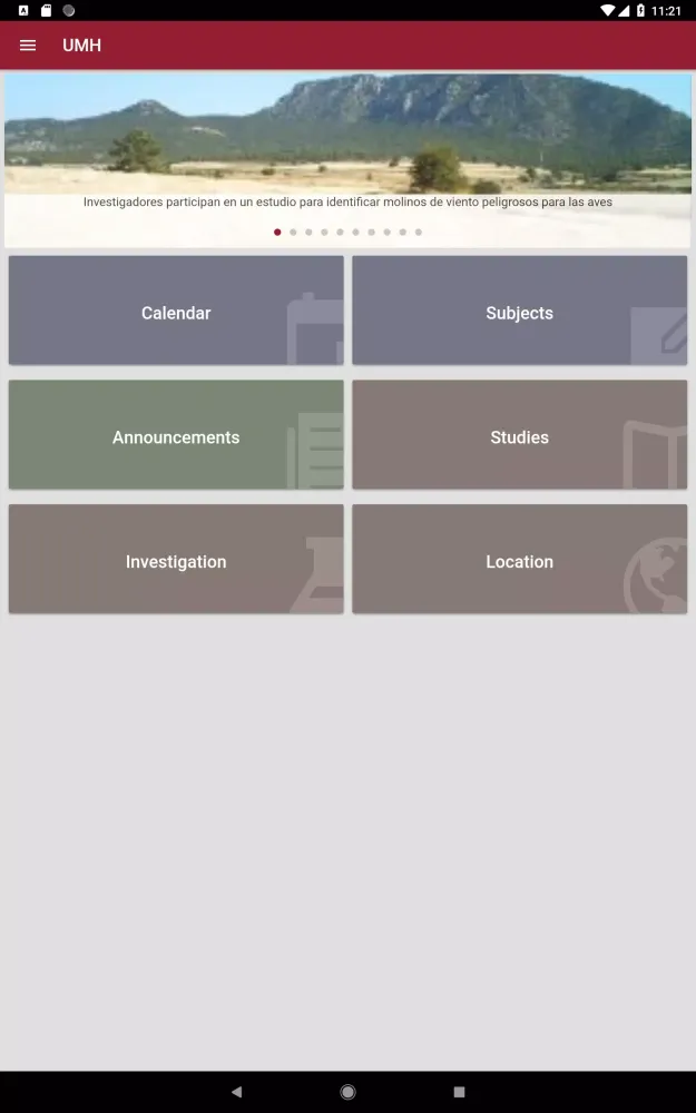 Captures d'écran de UMH app