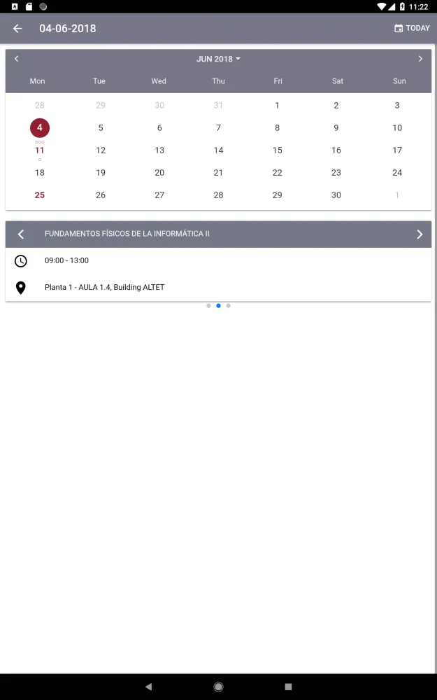 Captures d'écran de UMH app