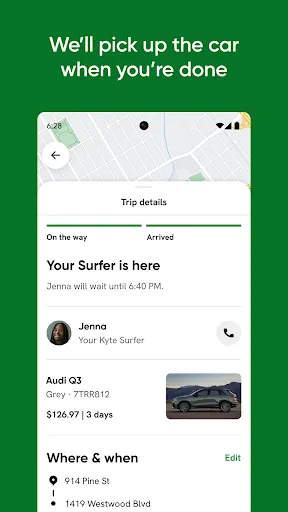 Kyte - Rental cars, your way.應用截圖