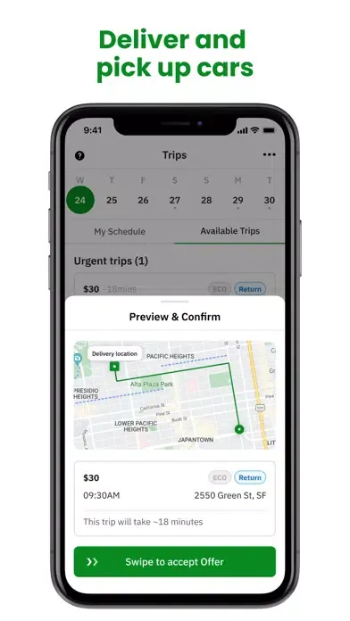 Kyte Surfer: Deliver Cars স্ক্রিনশট