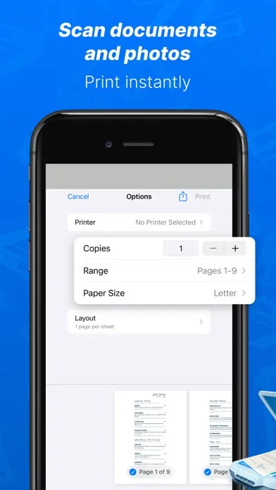 Tangkapan layar Print and Scan Documents
