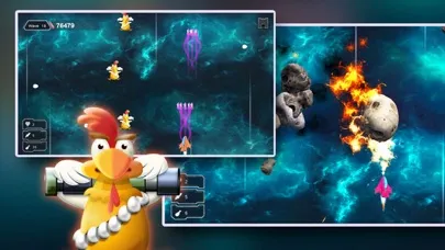 Chicken Attack Space: Ship Defense Ekran Görüntüleri