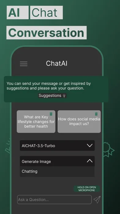 Tangkapan skrin Chat AI Art