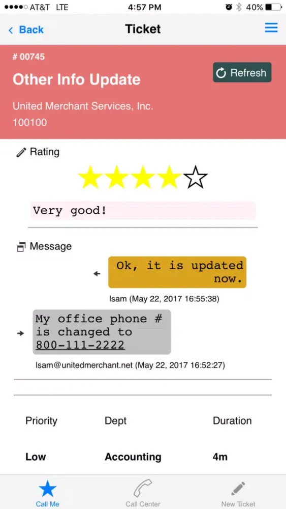 UMS Partner App Screenshots