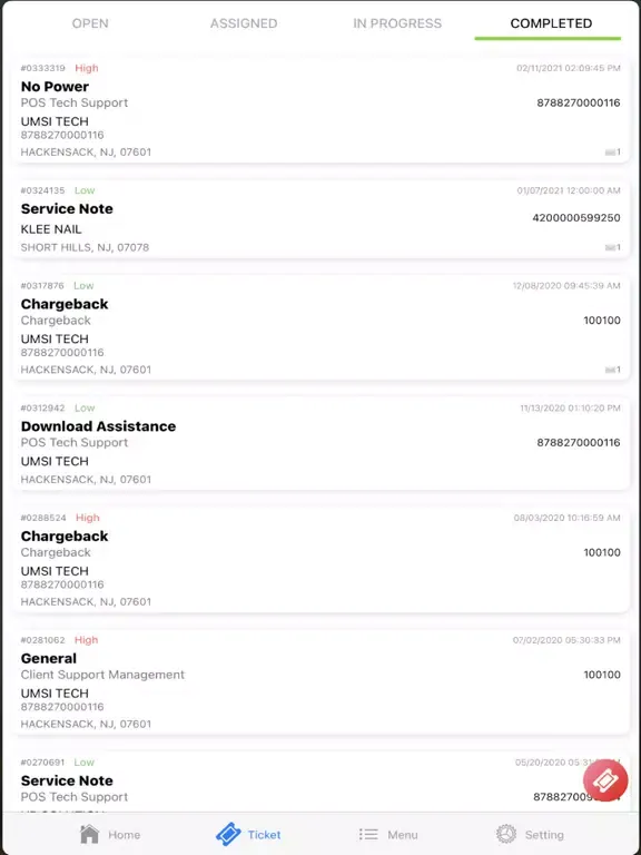 UMS Merchant App iPad  Ekran Görüntüleri