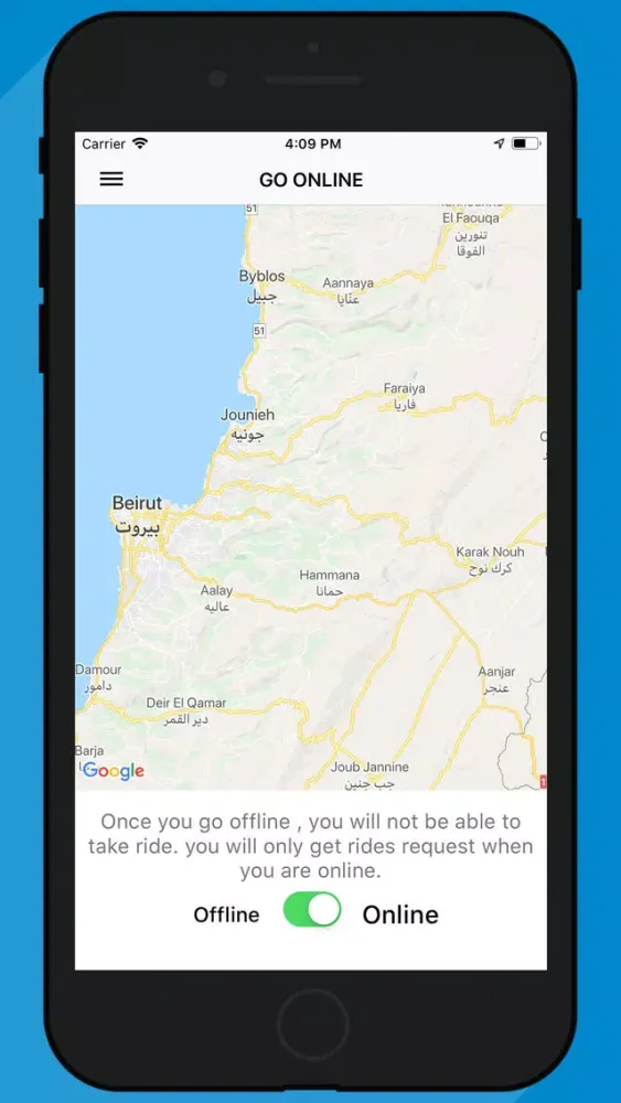 Tangkapan layar 3Umumi-Driver: Lebanese TAXI