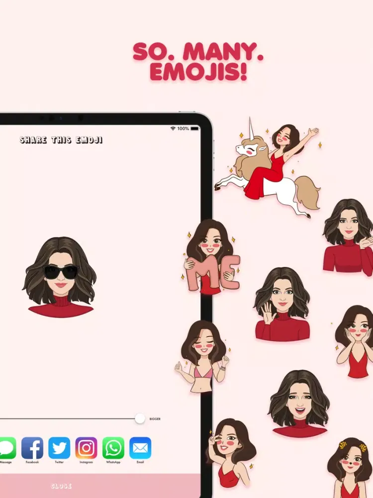 Lauramoji: Laura Marano Emojis iPad  スクリーンショット