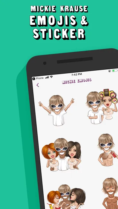 Mickie Krause Emoji App Screenshots