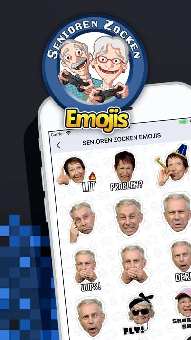 Tangkapan layar Senioren Zocken Emojis App