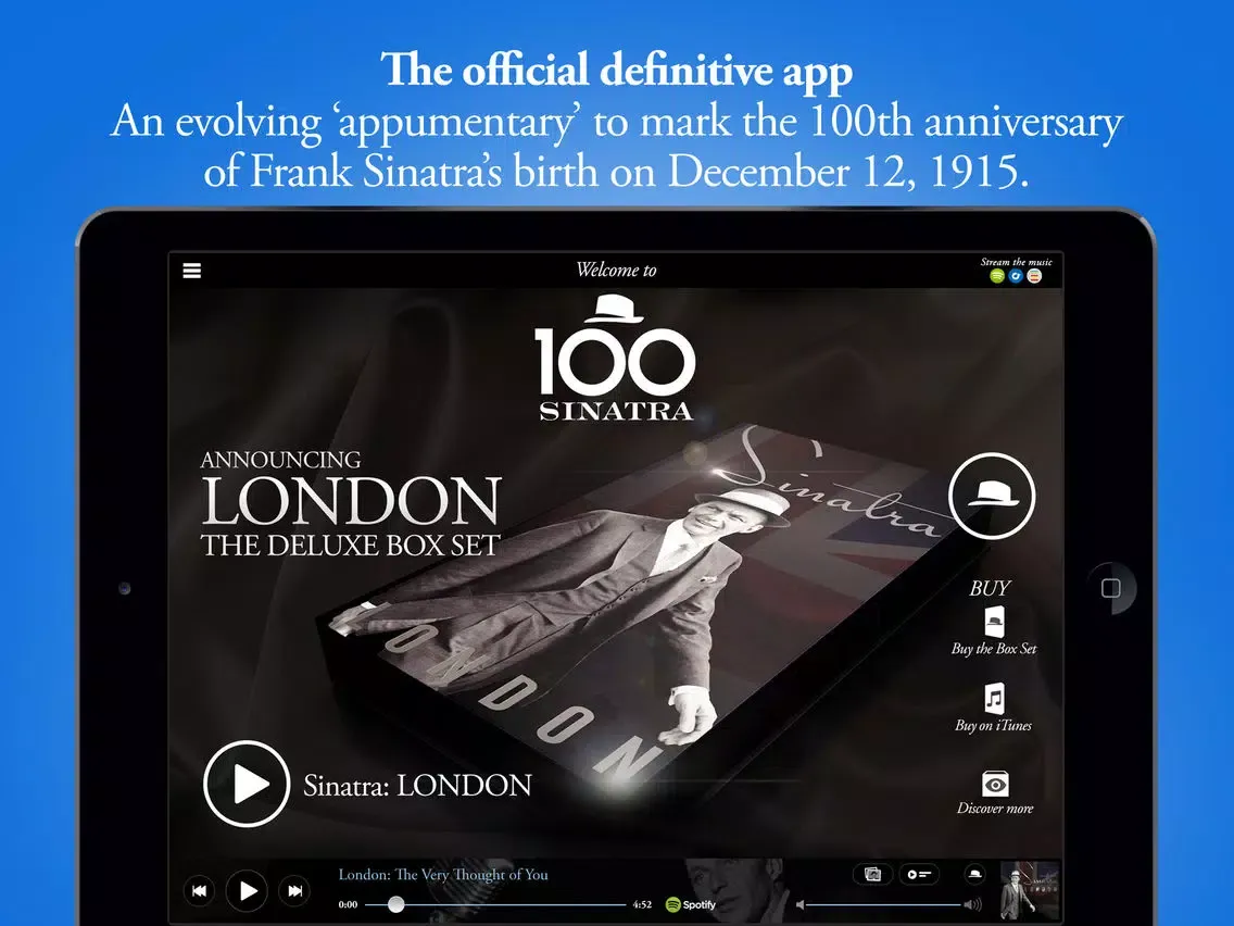 Frank Sinatra 100 iPad  سکرین شاٹس