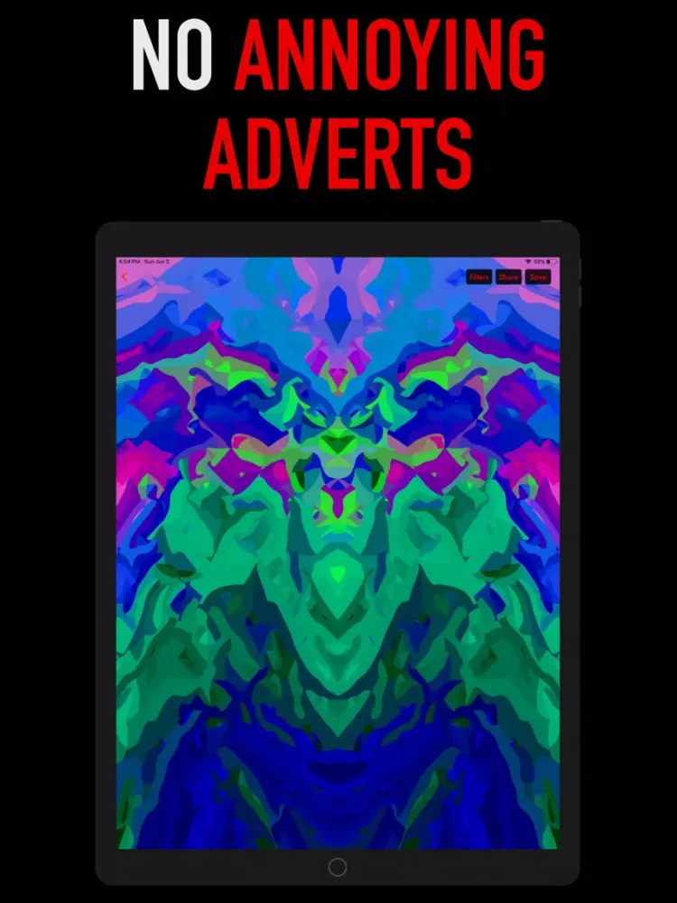 Captures d'écran de OLED Wallpapers iPad 