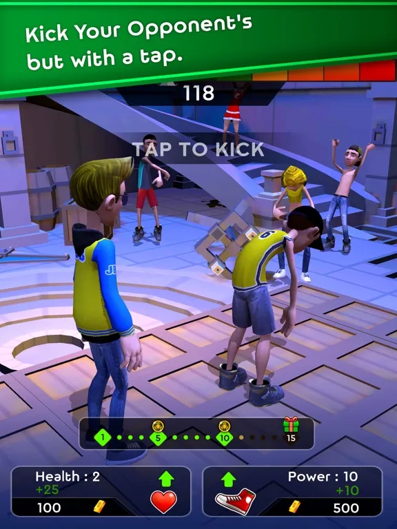 Kick King iPad  スクリーンショット