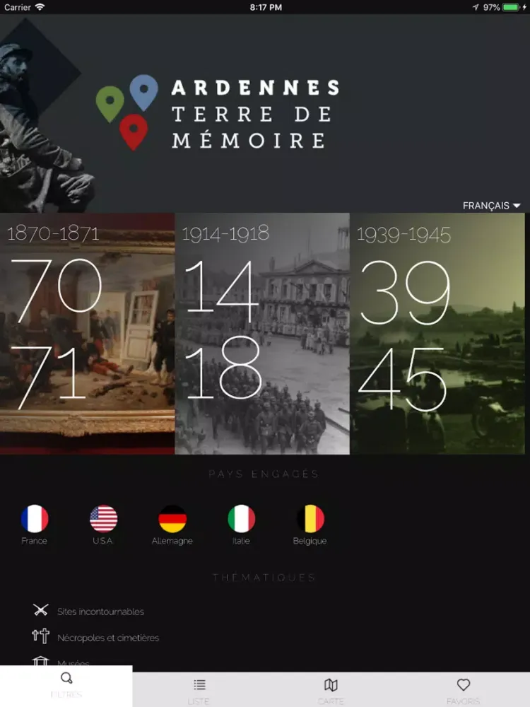 Ardennes terre de mémoire iPad  스크린샷