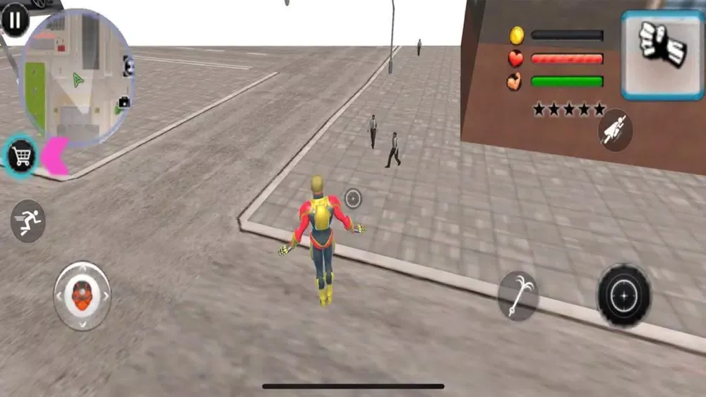 Capturas de tela do Grand Super Hero Spider City