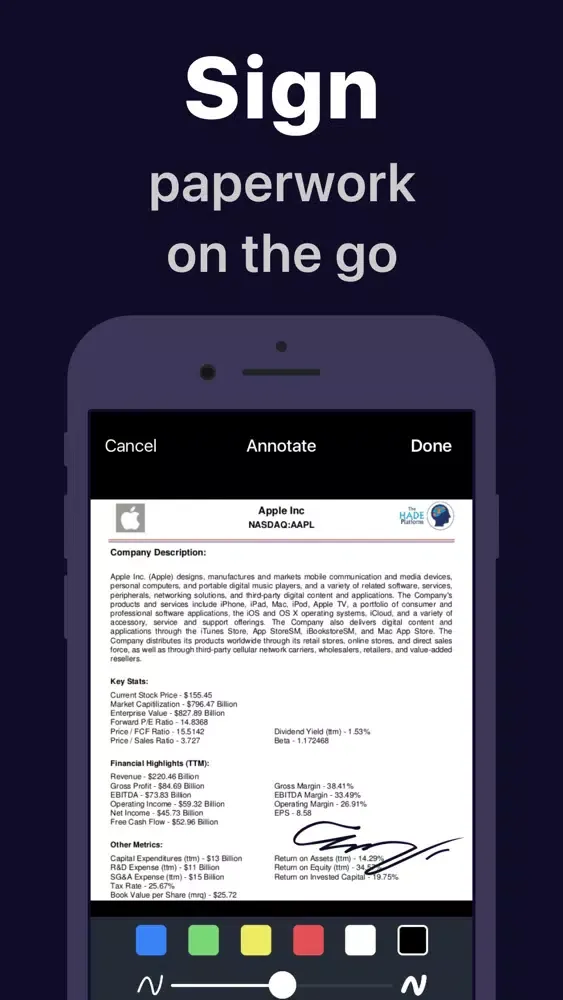 Scanner App: Docs Scan & Sign سکرین شاٹس