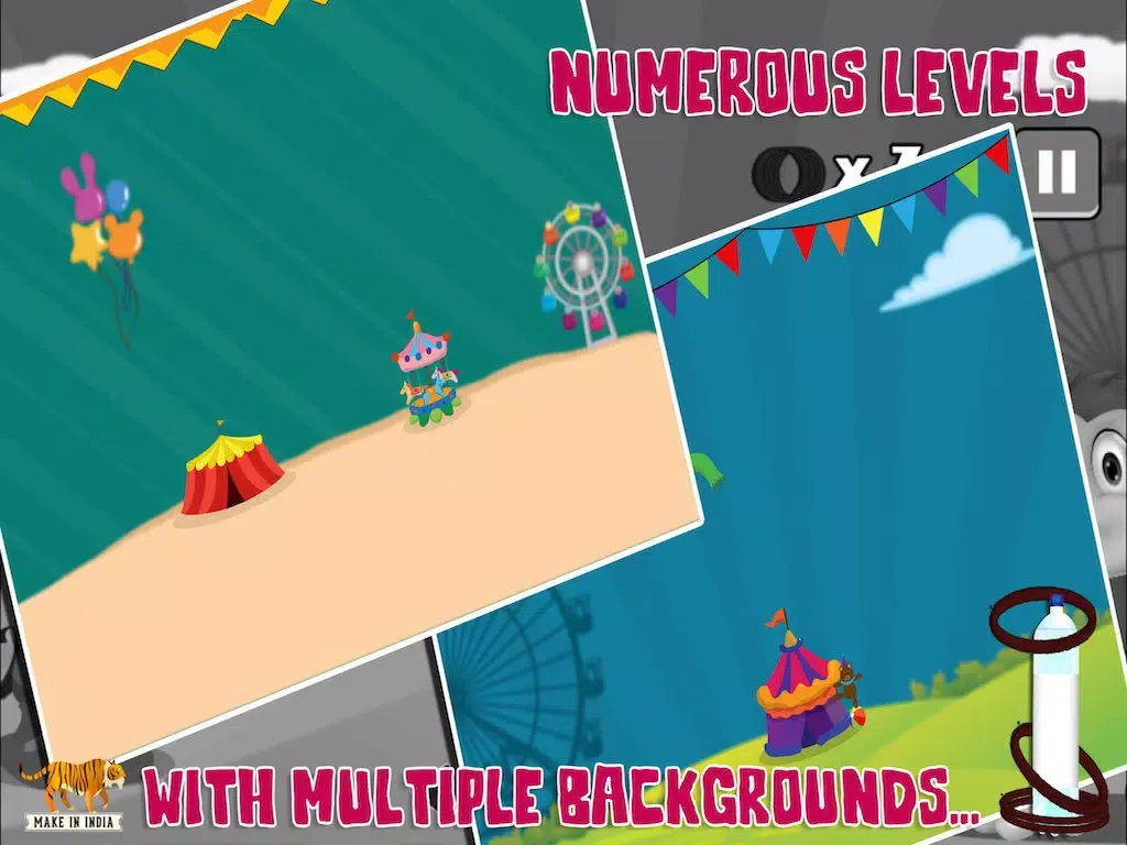 Carnival Wonder - Little Monkey Magical Flick Challenge iPad 应用截图