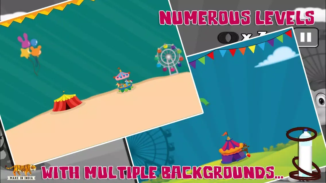 Carnival Wonder - Little Monkey Magical Flick Challenge应用截图