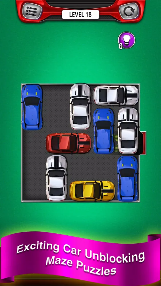 Unblock Car Parking Puzzle Screenshots