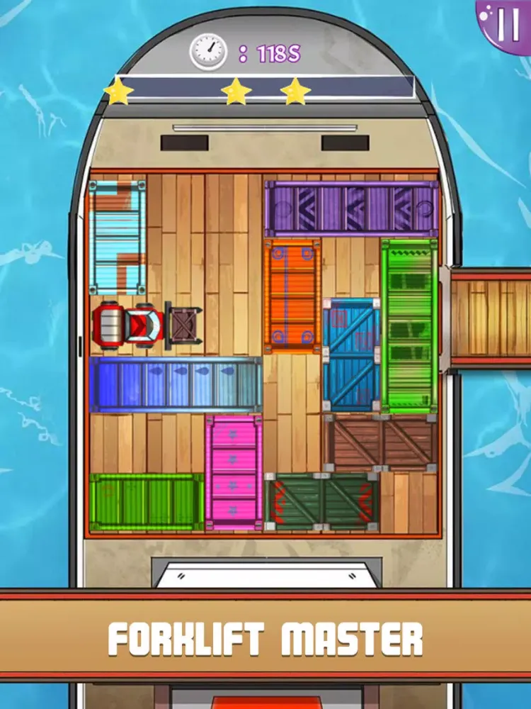 Unblock Forklift Puzzle iPad 应用截图